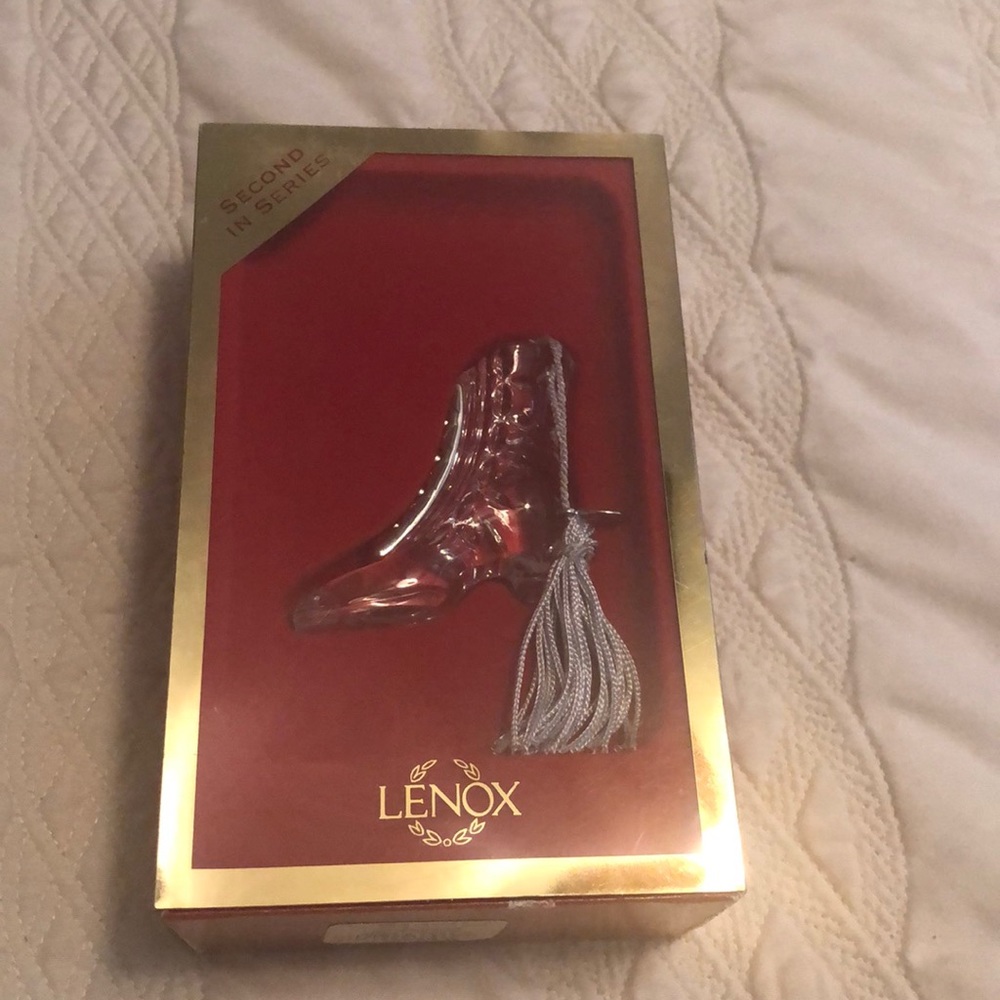 Lenox collectors crystal boot.